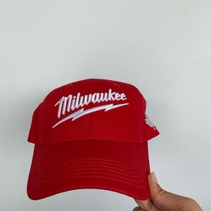 Red Milwaukee Trucker Cap